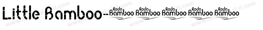 Little Bamboo字体转换